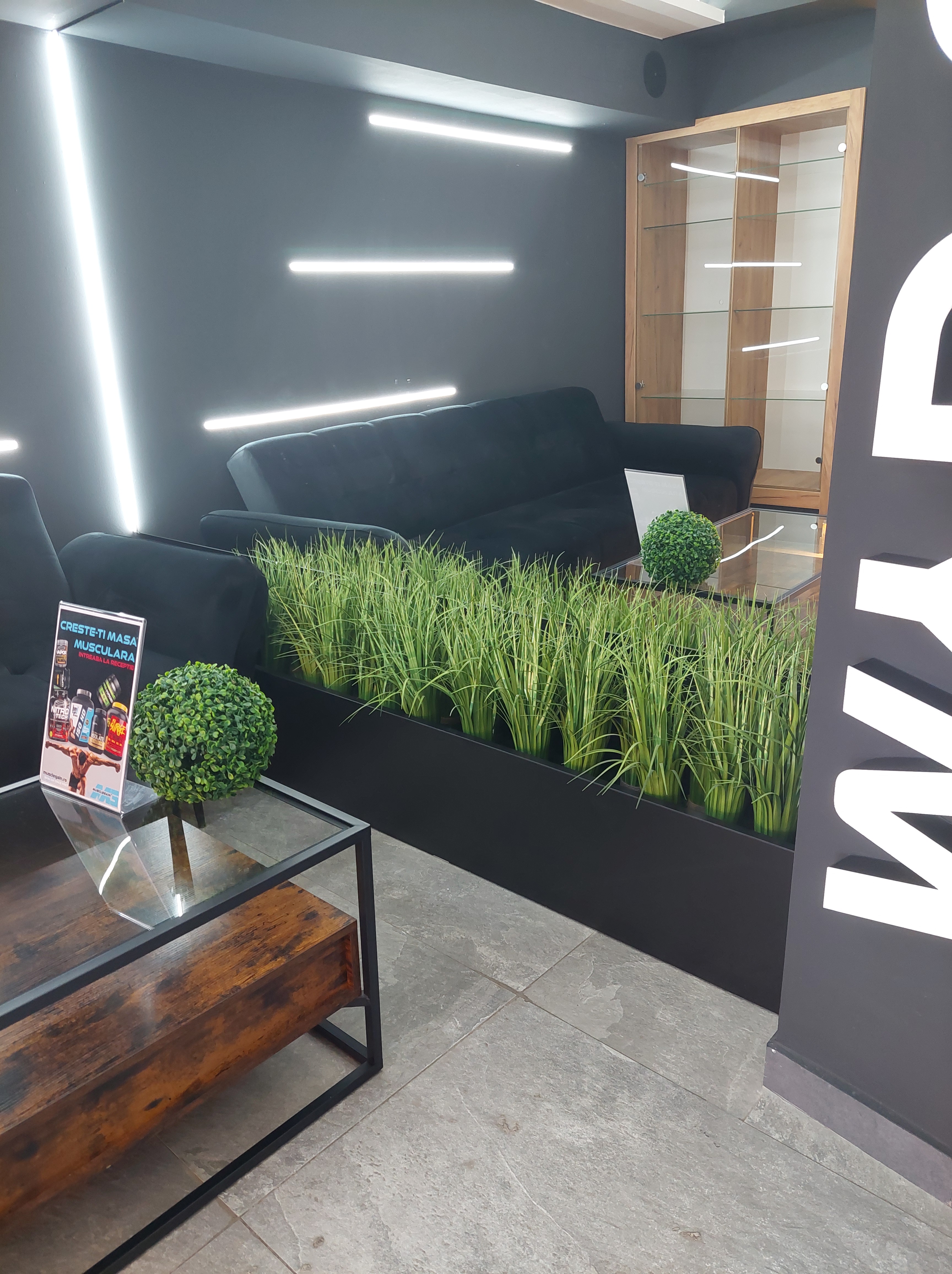 Mobilier Receptie in Sala de Fitness